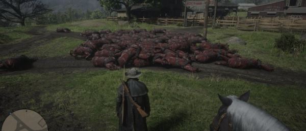  В Red Dead Online начали появляться горы мертвых лошадей и города-призраки без NPC 